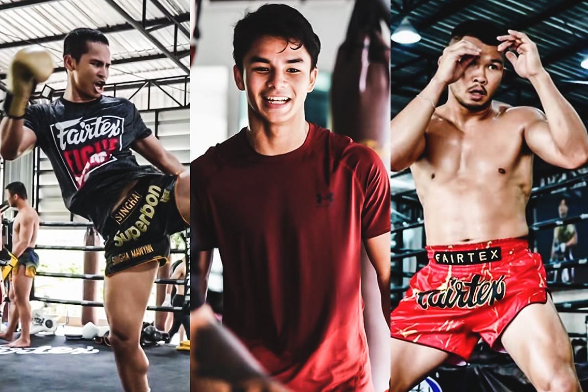 From left to right: Superbon, Johan Ghazali, Nong-O | Image by ONE Championship