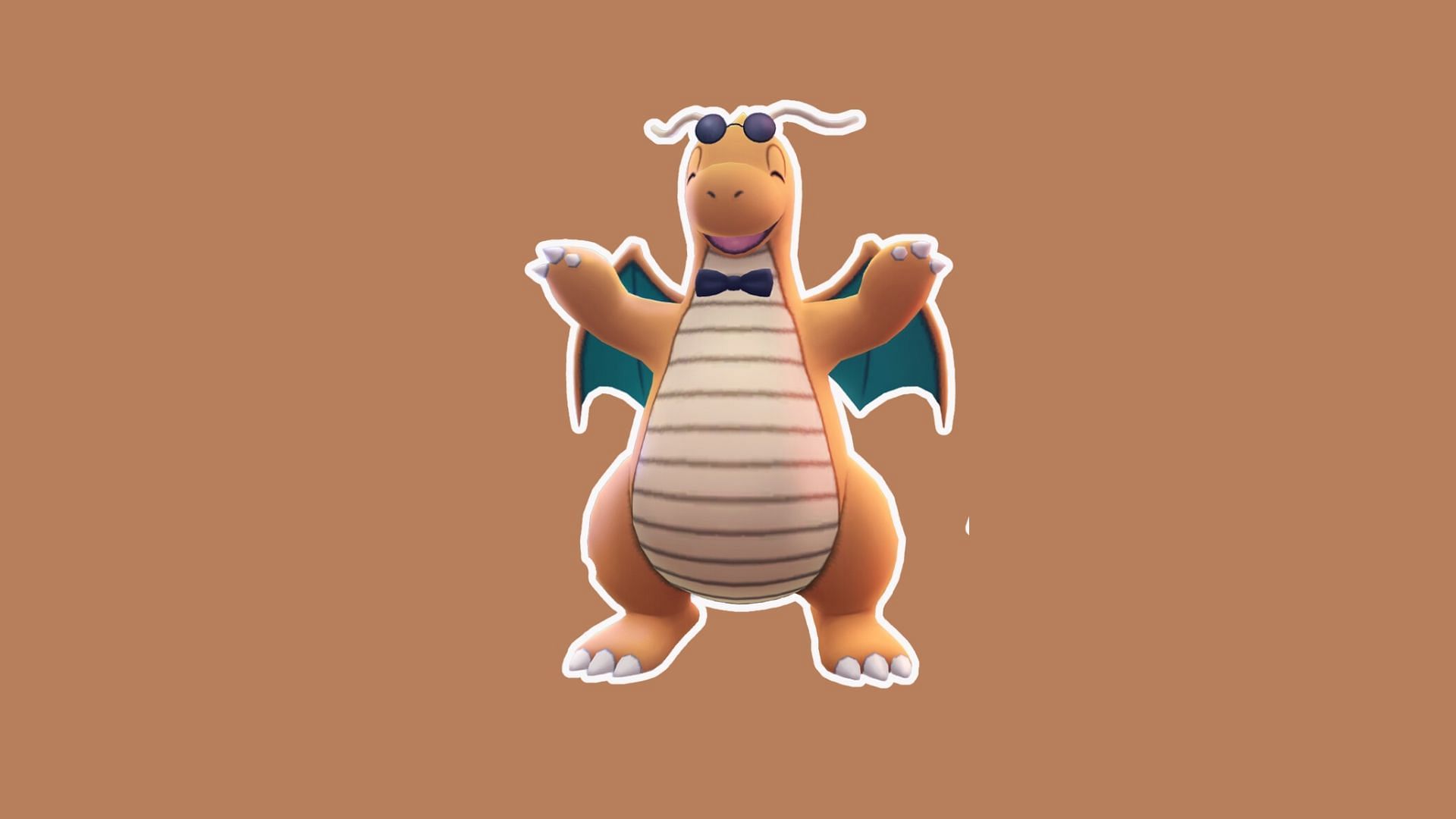 Dragonite wearing a Fashionable outfit. (Image via The Pokemon Company)