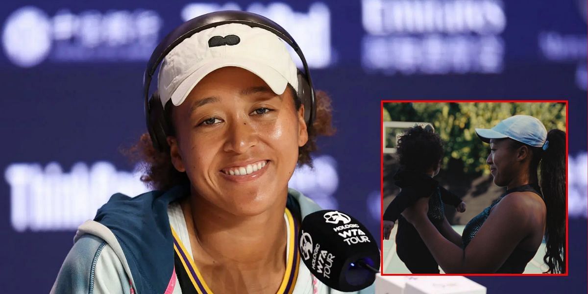 Naomi Osaka with her daughter Shai | Getty, Instagram @naomiosaka (inset)