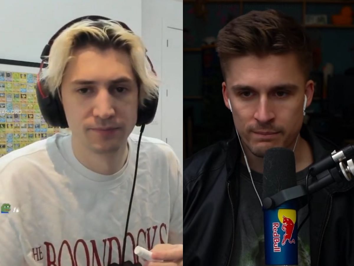 xQc criticizes Ludwig in recent stream (Image via Twitch/@xQc and YouTube/@Ludwig Clips)