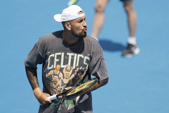 Nick Kyrgios braves injury to return to training "against all odds" in preparation for Australian Open 2025