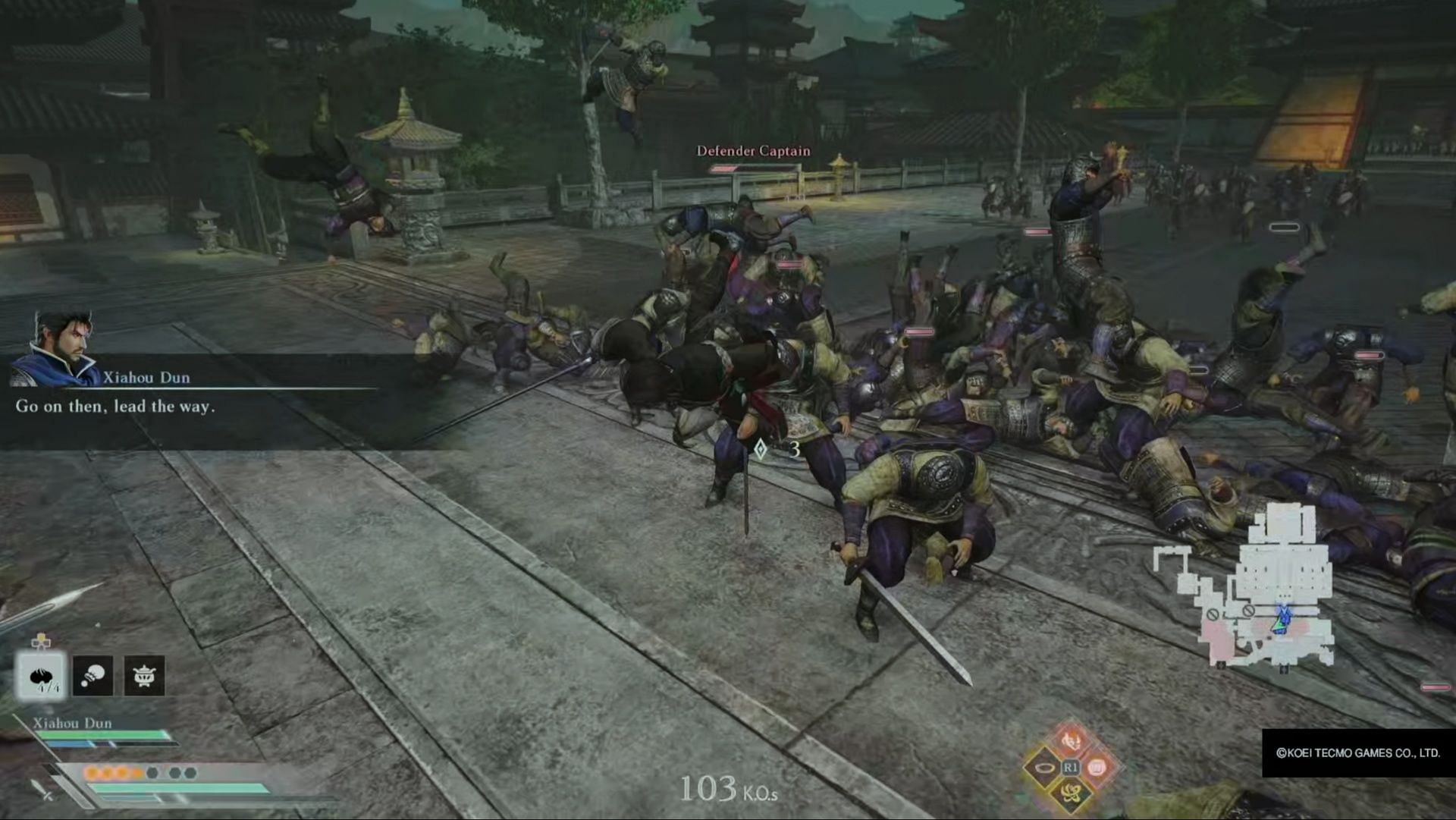 These guys are chumps; defeat them and keep it moving (Image via Koei Tecmo)