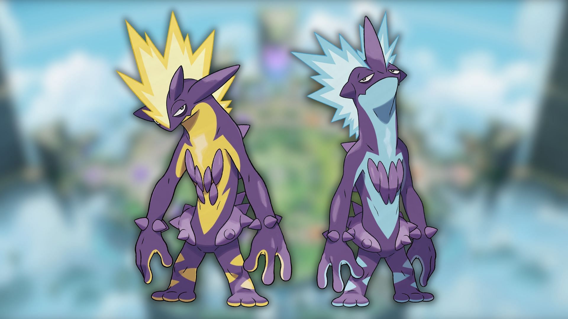 Toxtricity in Amped and Low Key Form (Image via The Pokemon Company)