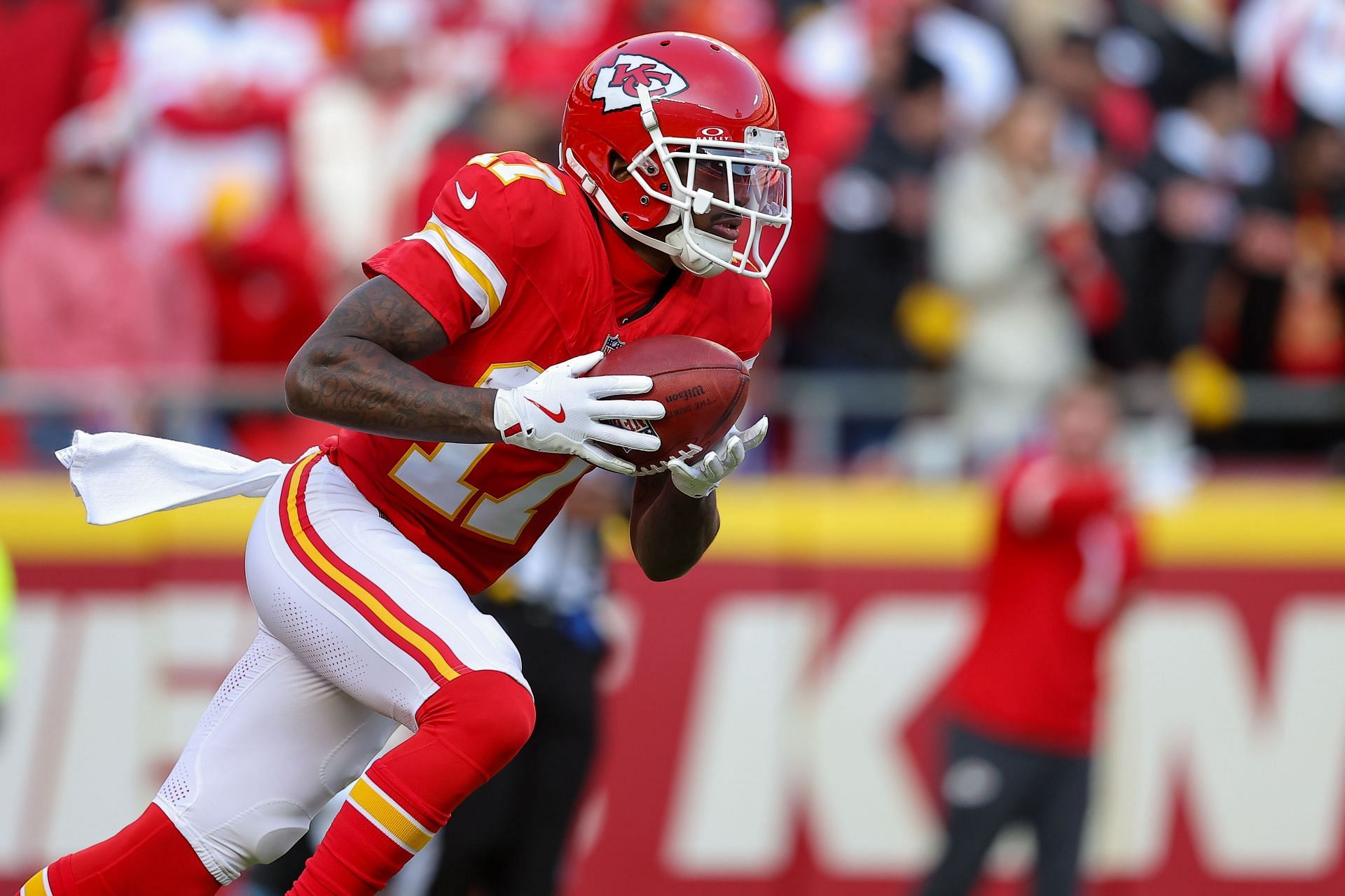 Mecole Hardman during Las Vegas Raiders v Kansas City Chiefs - Source: Getty