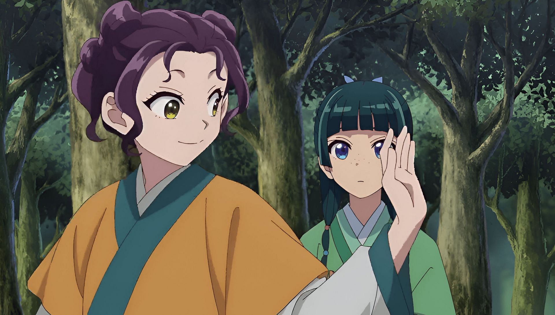 Shisui and Maomao as seen in the anime (Image via Toho Animation Studio and OLM)