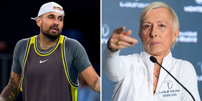 Martina Navratilova makes her feelings known on Nick Kyrgios hinting at retirement after devastating Australian Open 1R exit