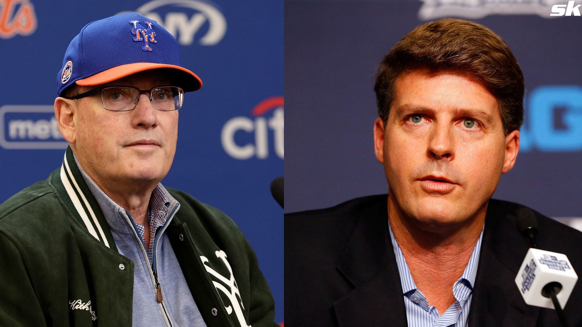 New York Mets owner Steve Cohen speaks to the media before the Mets Opening Day game against the Milwaukee Brewers at Citi Field (Source: Getty)