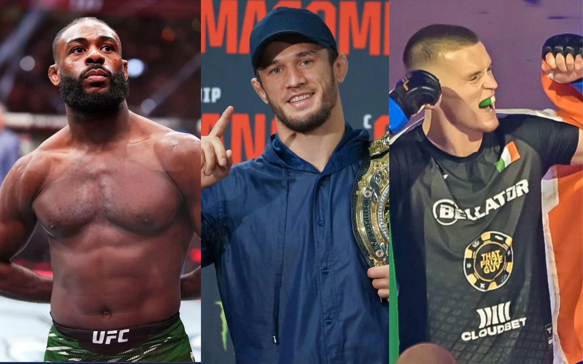 Aljamain Sterling, Usman Nurmagomedov, and Paul Hughes