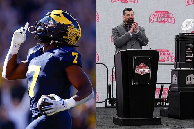 “We got the bragging rights”: CFB fans left in splits by Michigan’s Donovan Edwards’ reply to Ohio State’s CFP Natty win