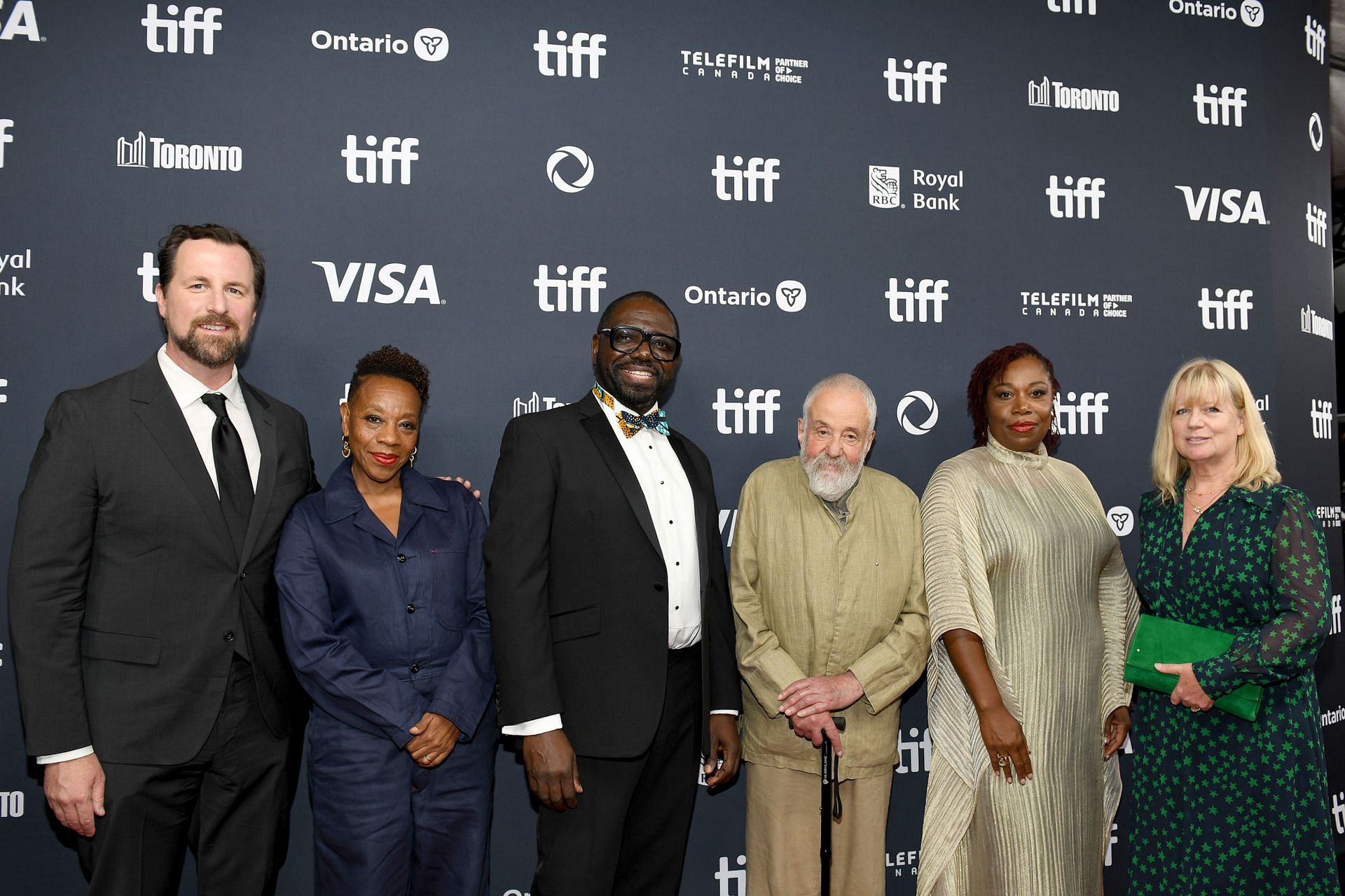 The cast of Hard Truths seen at the Toronto International Film Festival in September 2024 (Image via Getty)