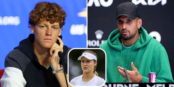 "Couldn’t care less where Jannik Sinner lays his wood" - Nick Kyrgios rejects claims of ex-girlfriend Anna Kalinskaya influencing feud with Italian