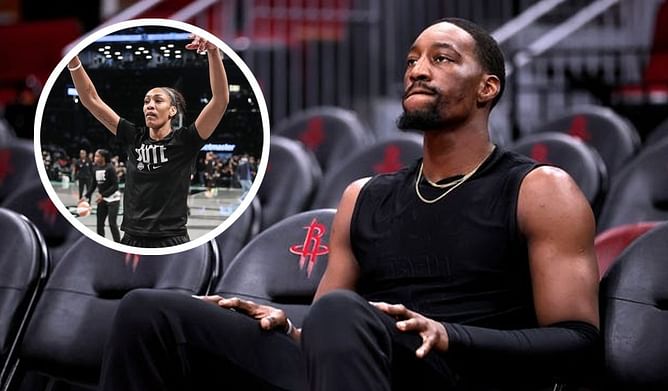 A'ja Wilson and Bam Adebayo send fans into frenzy with matching two-word message: "Ultimate trolls"