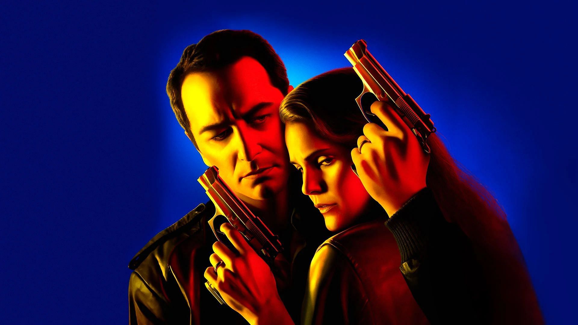 Two Soviet spies pose as an American couple in this show (Image via Disney+ Hotstar)