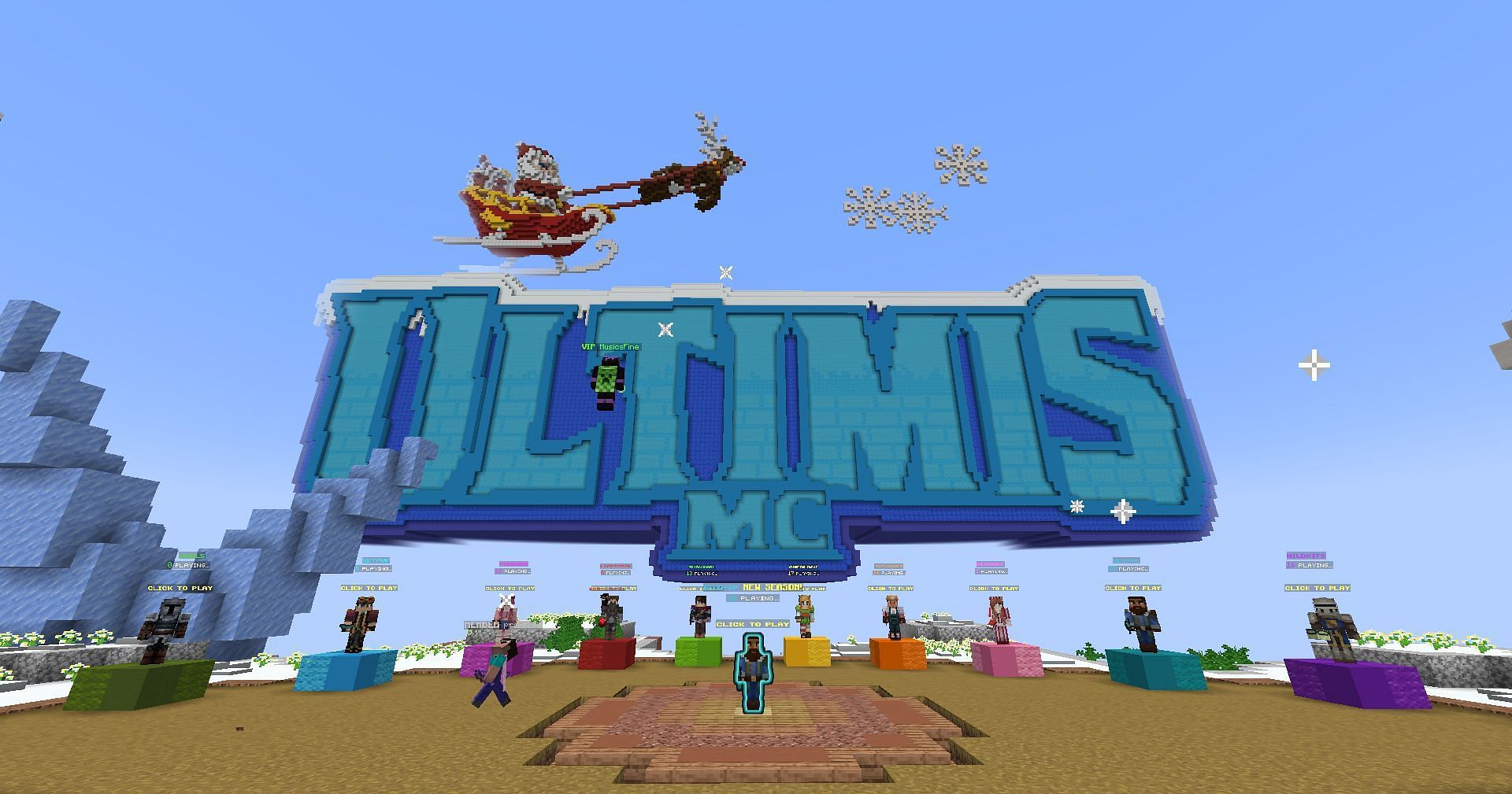 UltimisMC is a well-made server (Image via Mojang Studios)