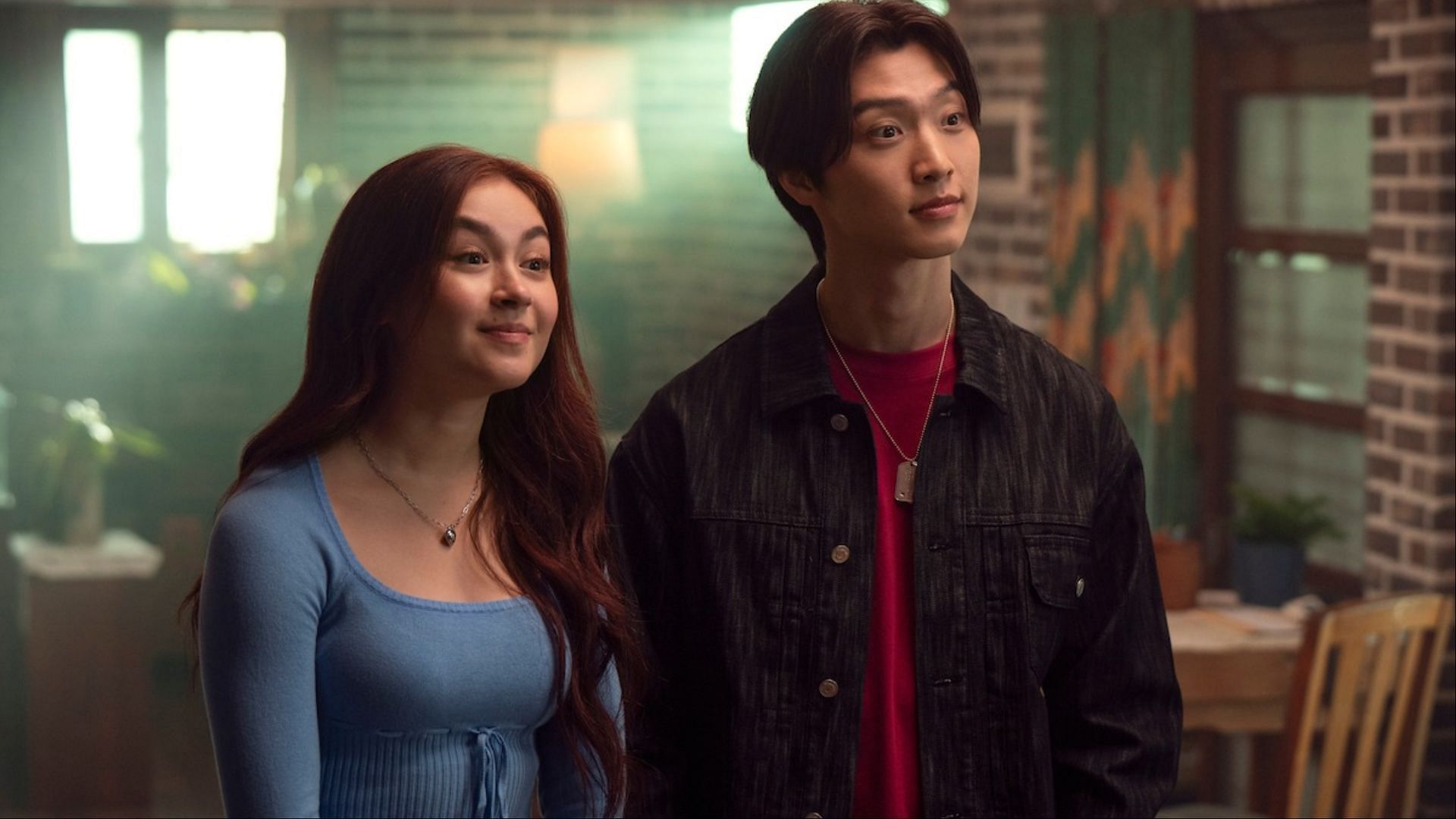 Anna Cathcart as Kitty and Sang Heon Lee as Min Ho in XO, Kitty Season 2 ( via Netflix Tudum)