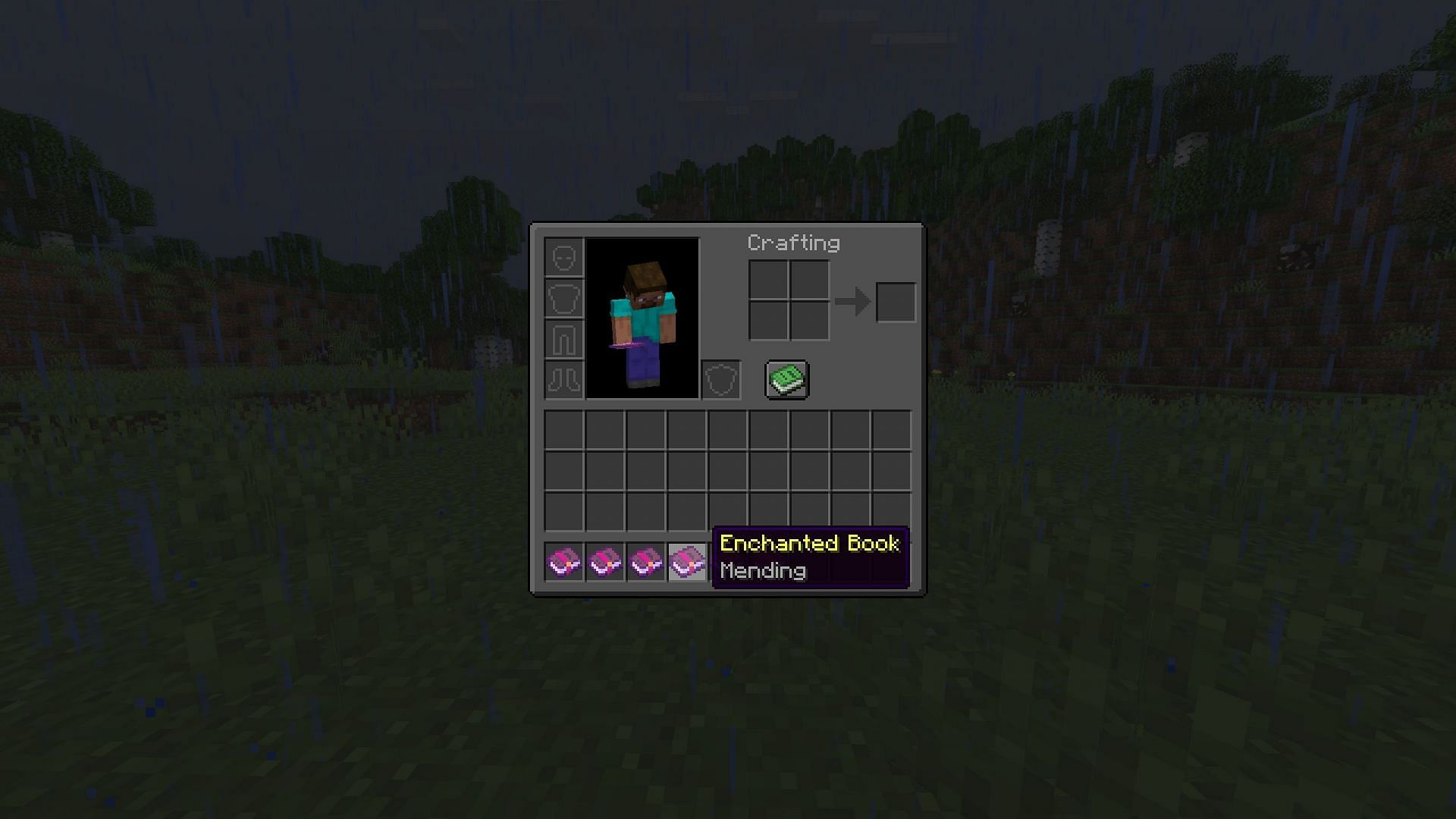 Mending is one of the best enchantments to apply to any gear (Image via Mojang Studios)