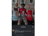 Cristiano Ronaldo's comment on IShowSpeed's post (Image via Instagram/@IShowSpeed)