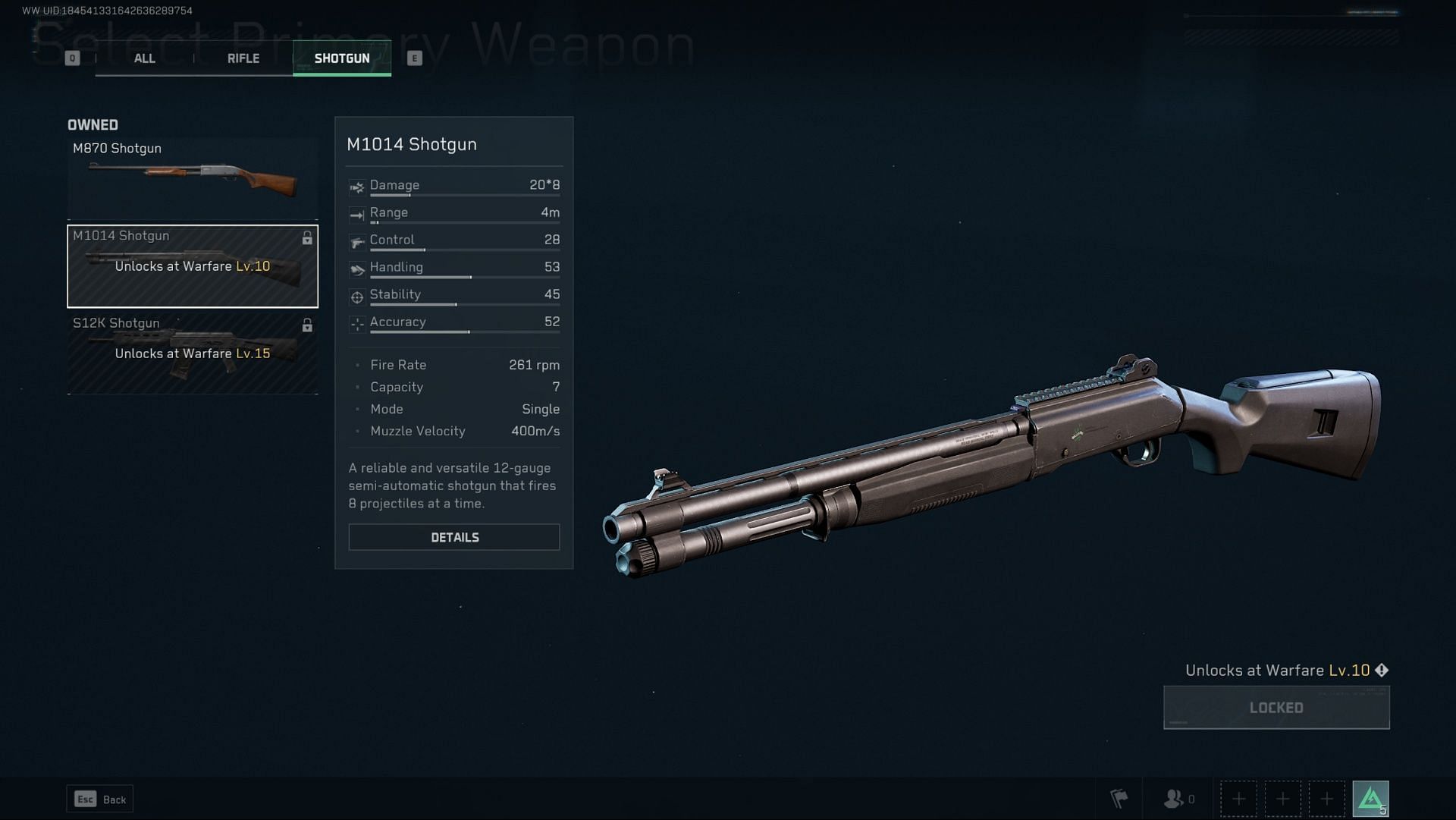 M1014 shotgun in Delta Force (Image via TiMi Studio Group)