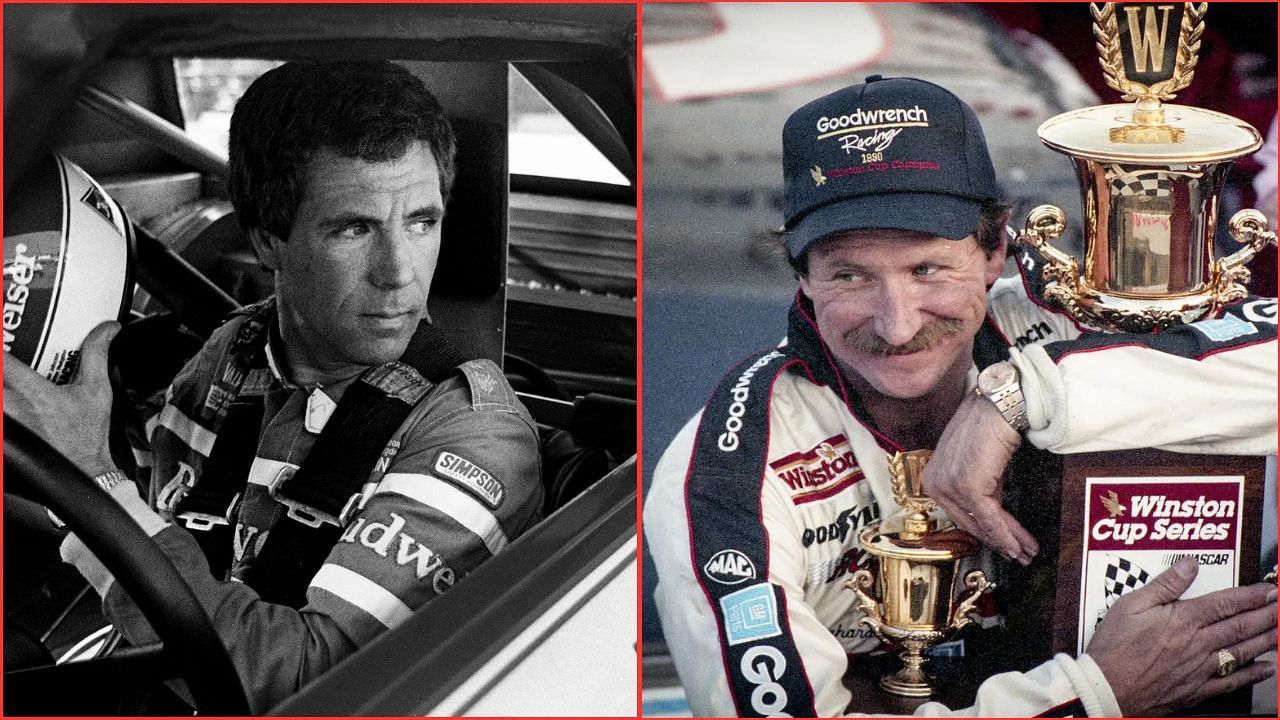 Darrell Waltrip (L), Dale Earnhardt Sr. (R), Imagn