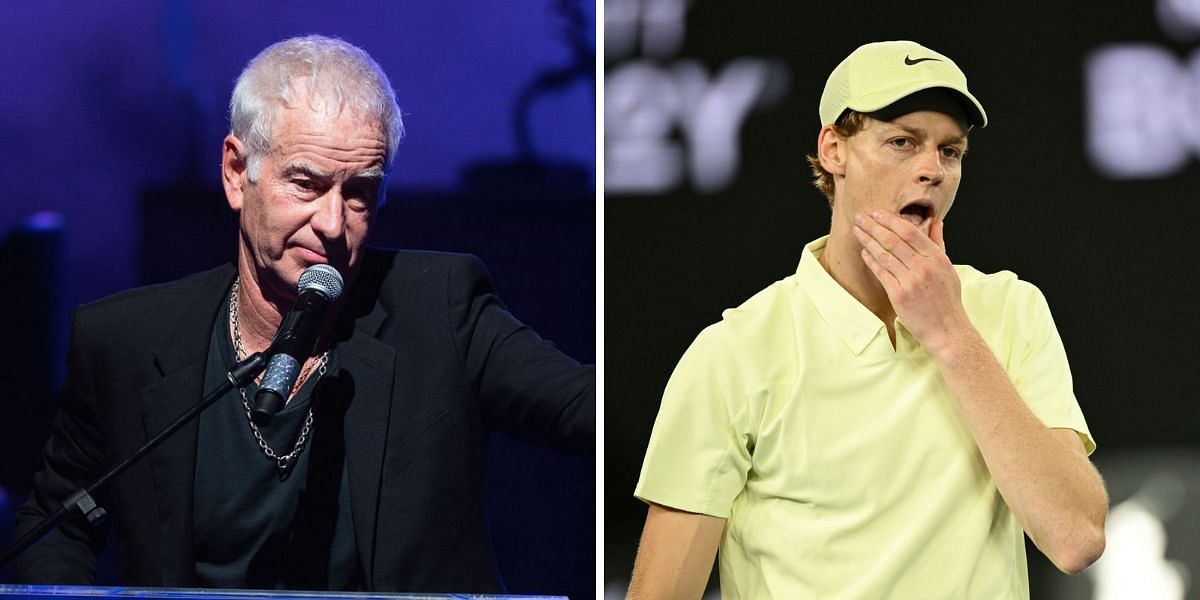 WATCH: John McEnroe in splits after Jannik Sinner’s response to American asking for advice on how to control his emotions