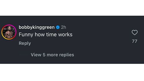 Green's comment