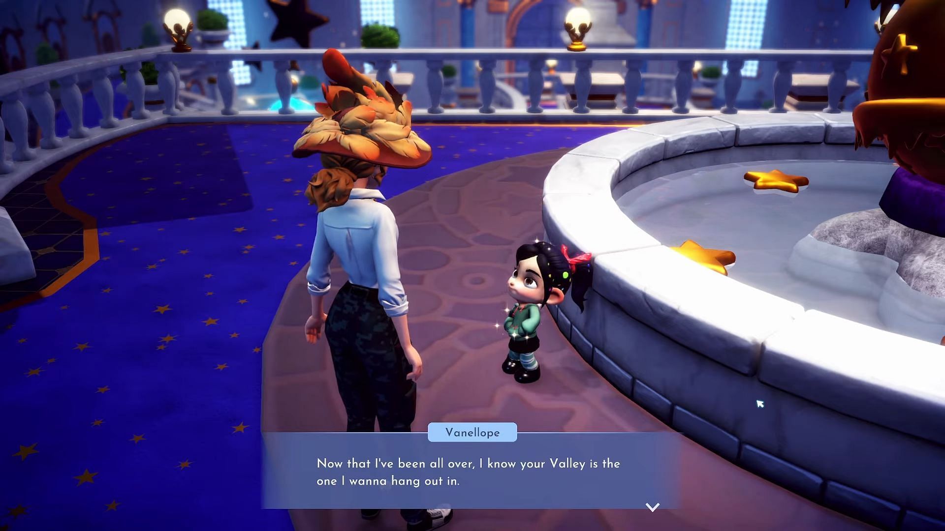 Talk to Vanellope (Image via Gameloft || YouTube/@Bek)