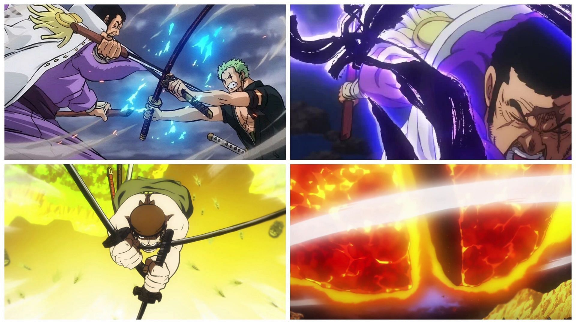 Zoro vs Fujitora in One Piece: Stampede (Image via Toei Animation)