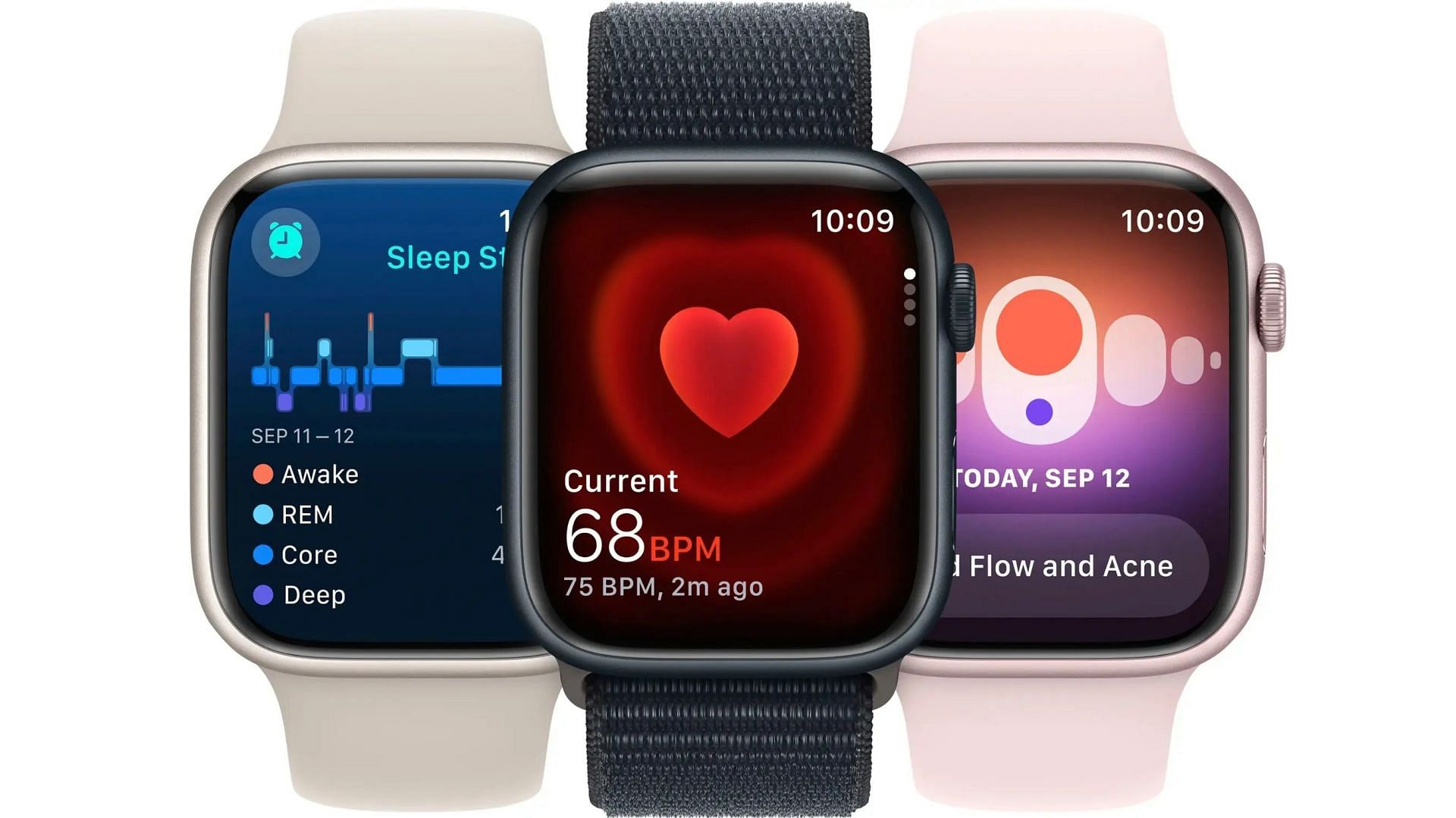 Picture of health tracking in Apple Watch Series 9