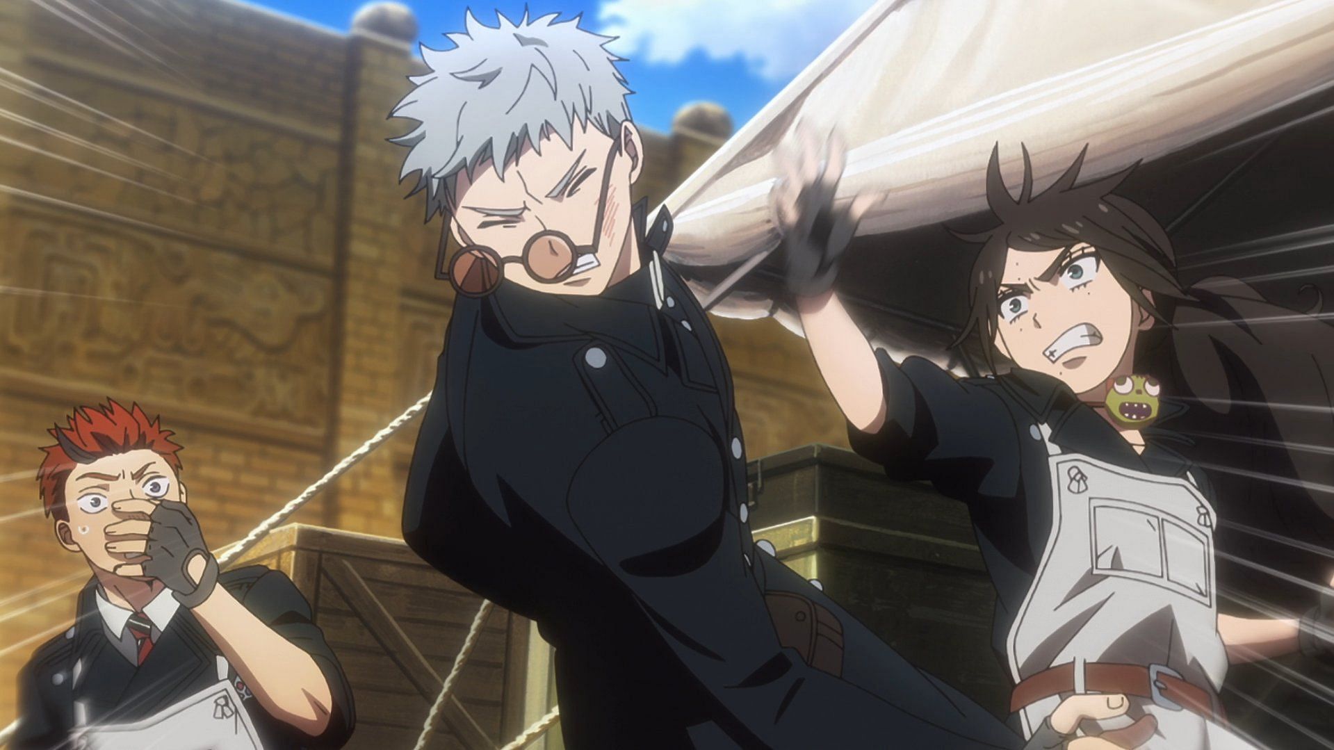 Yuri Egin slapping Shiro in the most recent episode (Image via Studio VOLN)