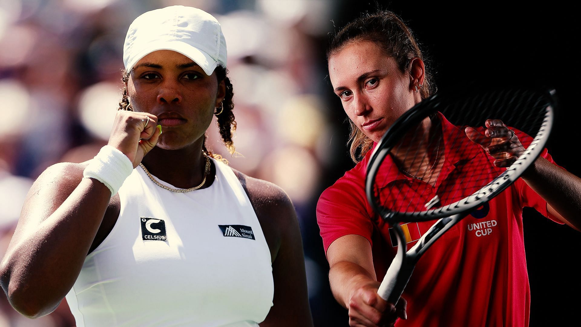 Taylor Townsend (L) vs Elise Mertens (R) preview, (Source: Getty Images)