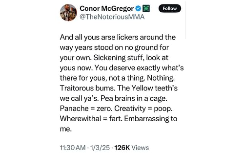 Screenshot of @THENOTORIOUSMMA's post on X