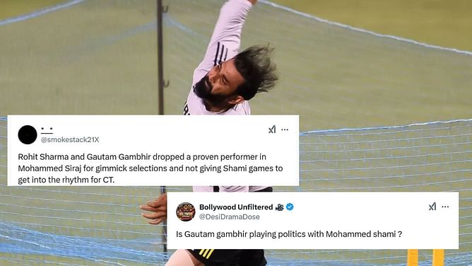 'शमी इस सीरीज के लिए PR हैं,' स्टार गेंदबाज को लगातार दूसरे मैच से किया गया ड्रॉप; फैंस ने BCCI की लगाई क्लास