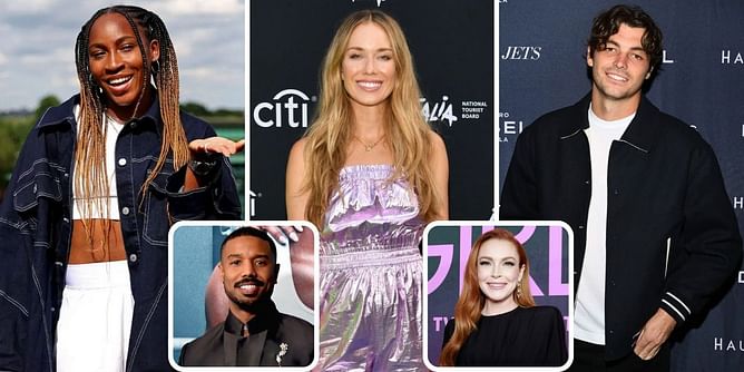 Coco Gauff, Danielle Collins & Taylor Fritz reveal their their first celebrity crush ft. Lindsay Lohan, Michael B Jordan