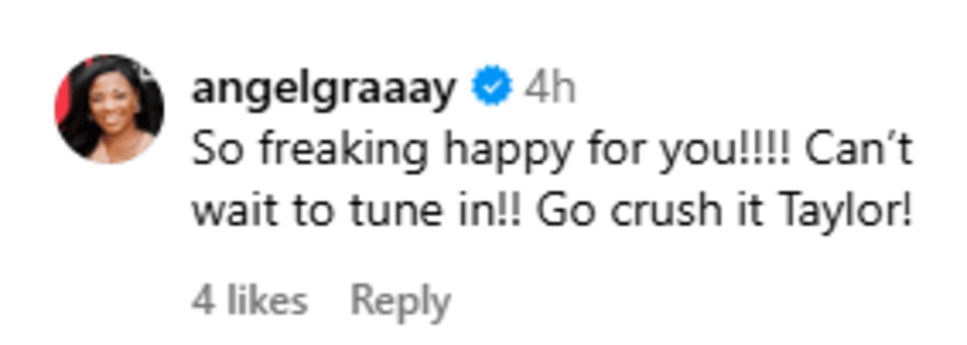 Angel Gray&#039;s comment