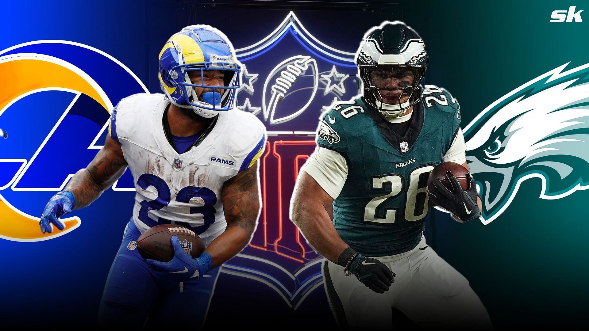 Los Angeles Rams vs. Philadelphia Eagles: Box score, player stats and game summary feat. Kyren Williams, Saquon Barkley (Collage Images Credit: Getty)