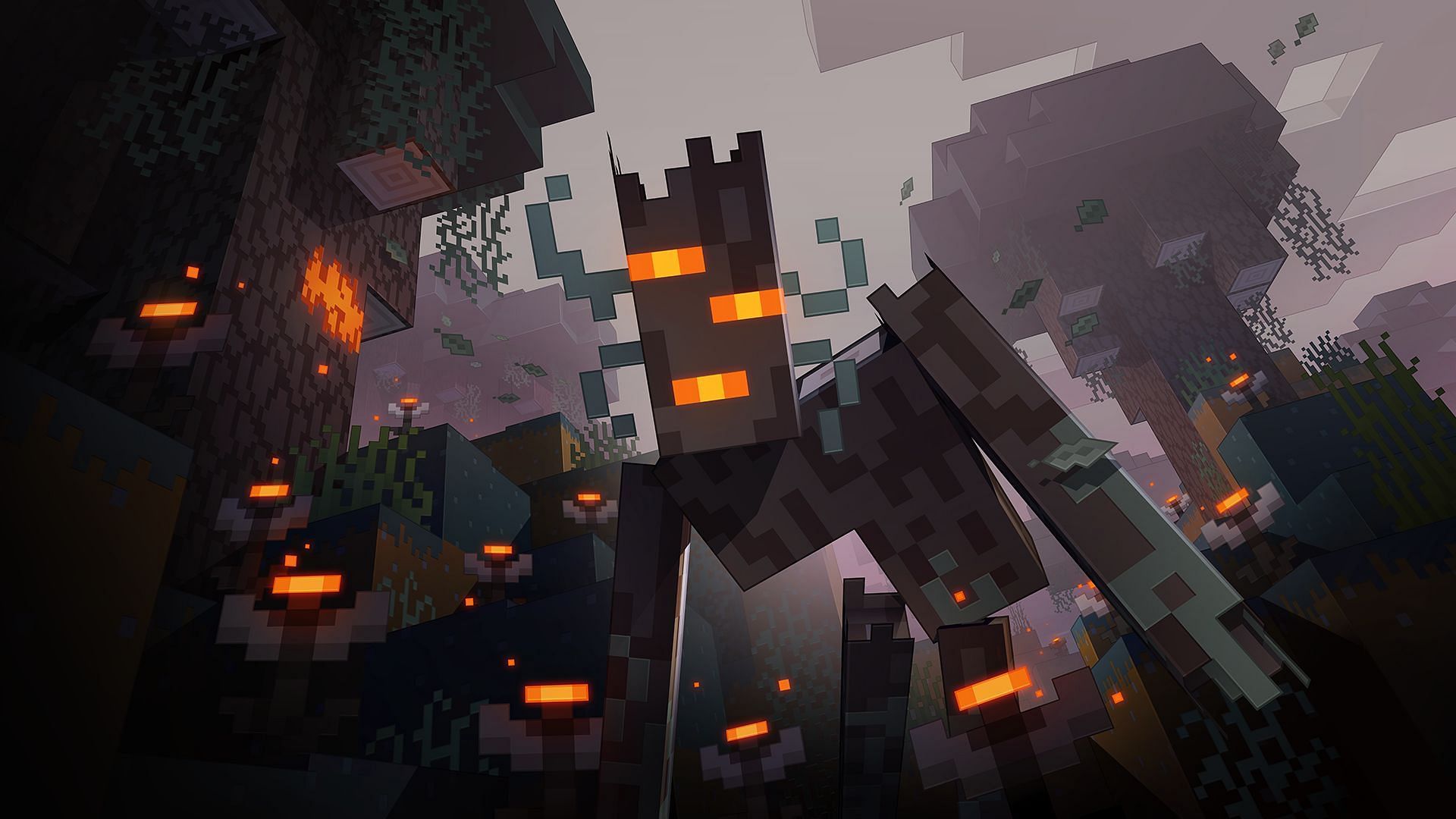 Players get the challenge of facing hostile mobs (Image via Mojang Studios)