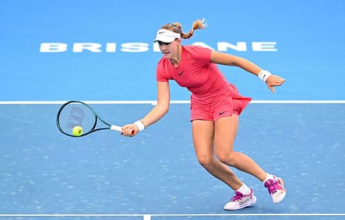 Mirra Andreeva at the Brisbane International 2025. (Photo: Getty)