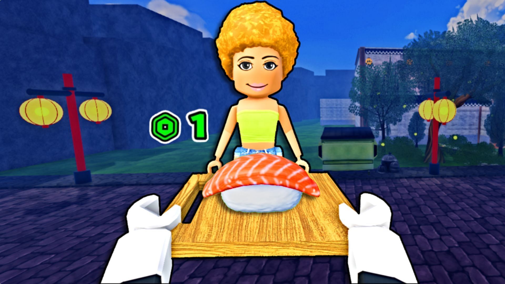 There are a number of active codes in Sushi Shop Tycoon (Image via Roblox)