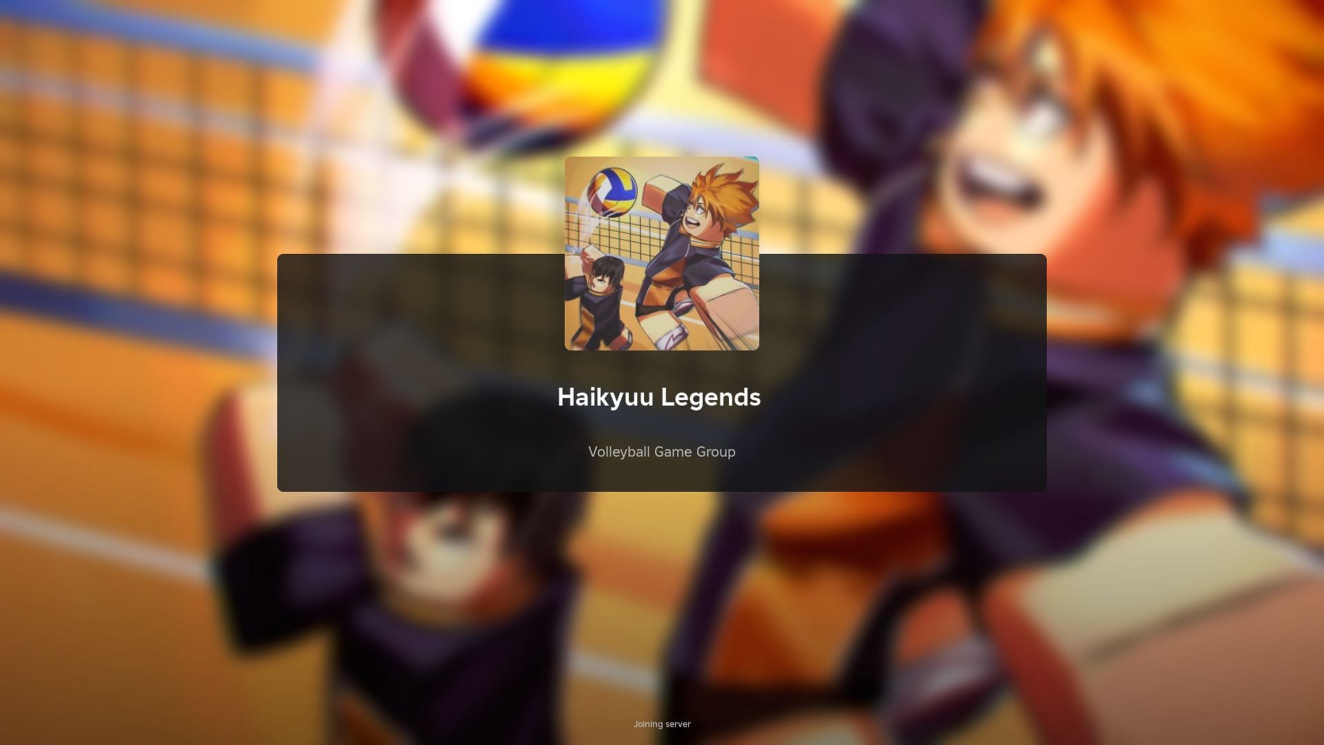 Roblox Haikyuu Legends