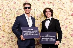 It's really easy to be famous nowadays" - Internet reacts as Timothee Chalamet and Glen Powell's lookalike contest winners attend Golden Globes