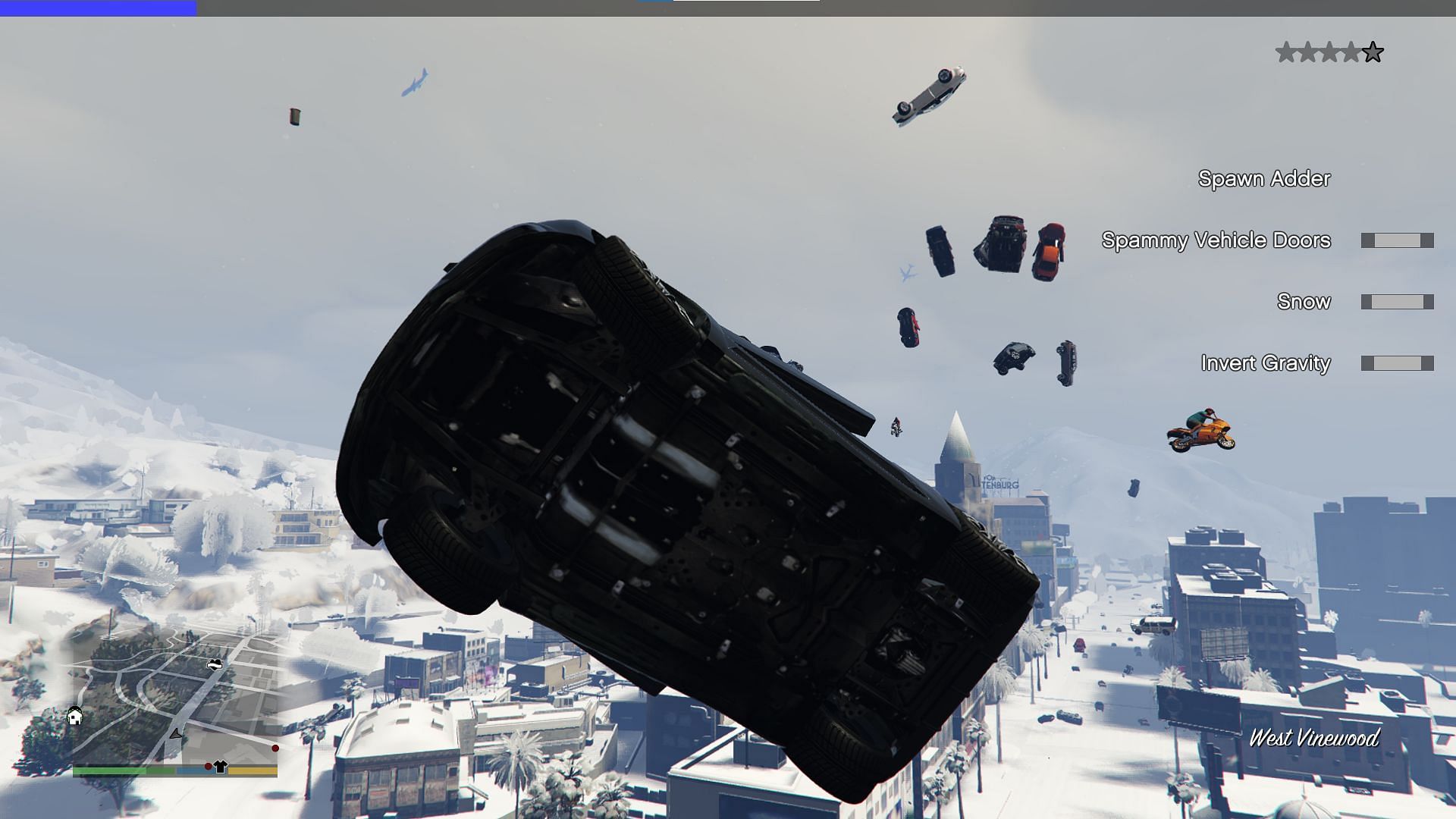 The Chaos Mod is full of unexpected surprises (Image via GTA 5-Mods)