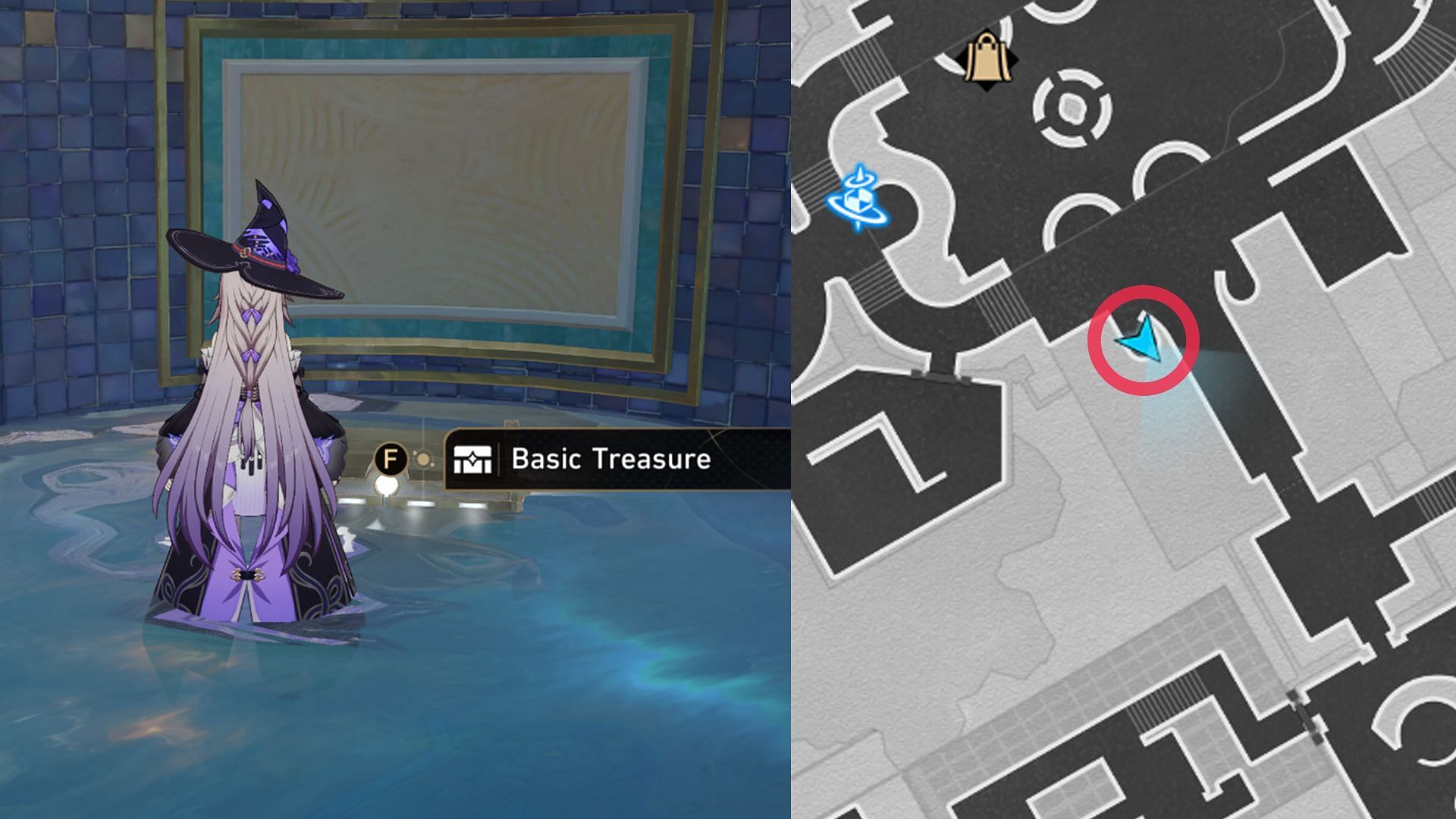 Location of Basic Treasure Chest #7 (Image via HoYoverse)