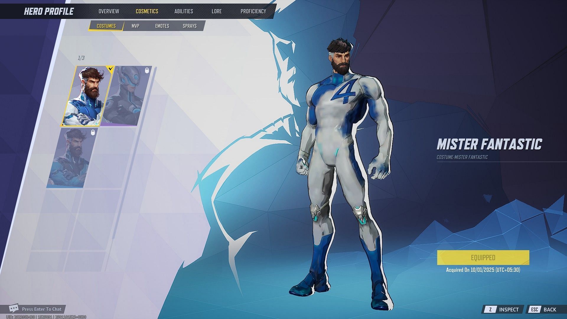 Mr. Fantastic&#039;s default skin in Marvel Rivals (Image via NetEase Games)