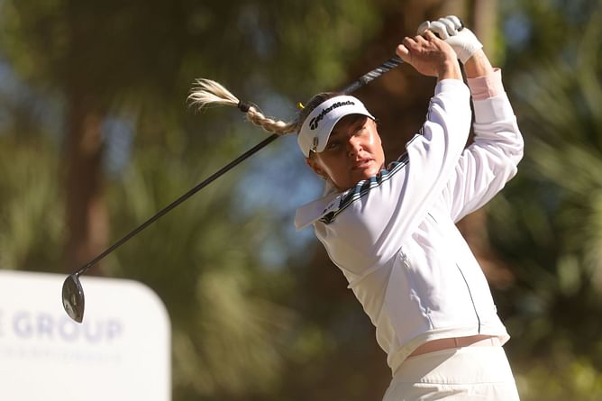 Charley Hull gives special thanks to TaylorMade manager as she posts swing videos from latest practice session