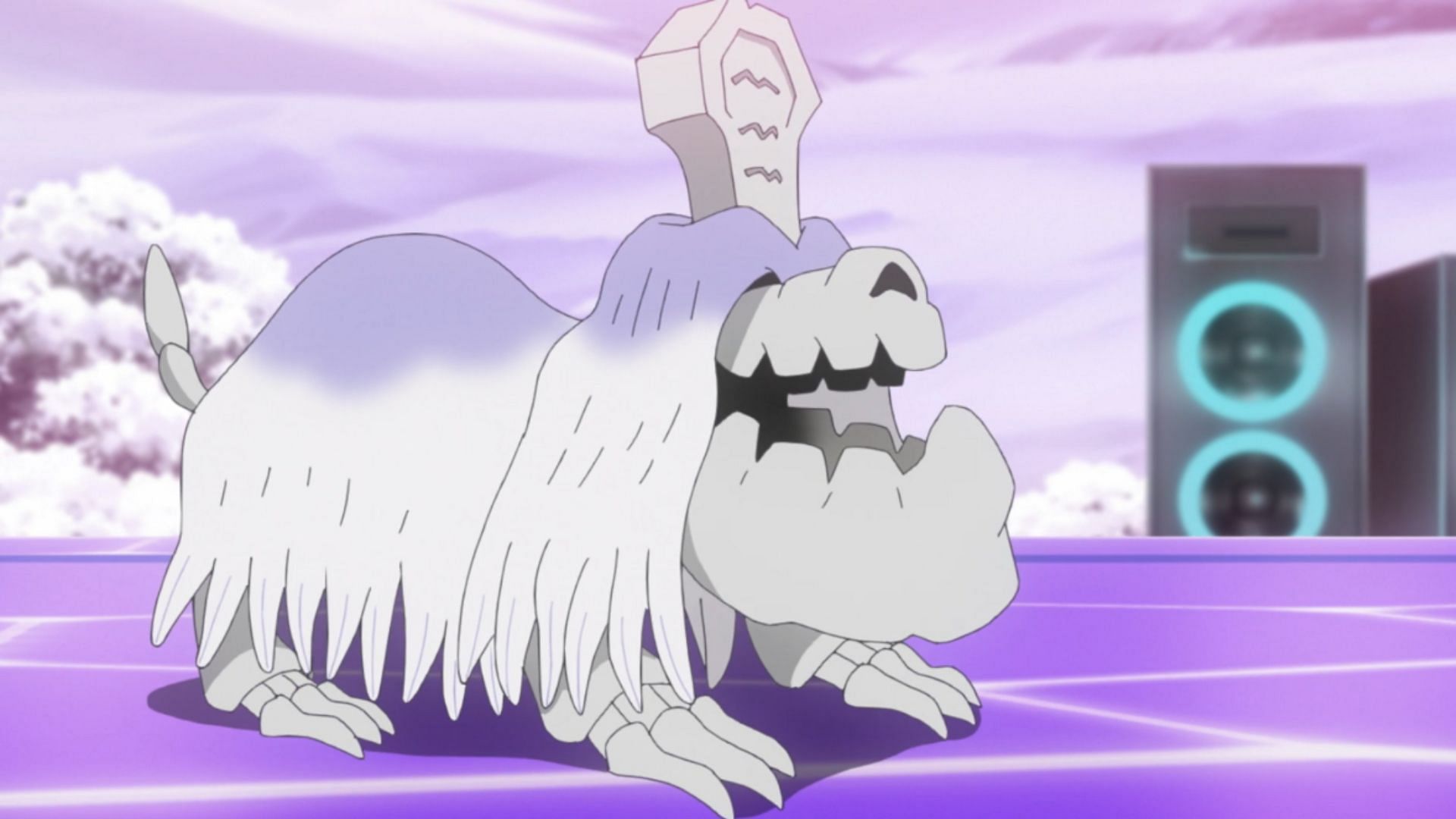 A picture of Houndstone from the anime (Image via The Pokemon Company)