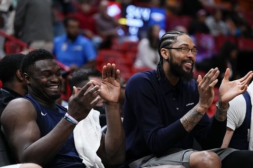 Zion Williamson and Brandon Ingram (Image Source: Getty)