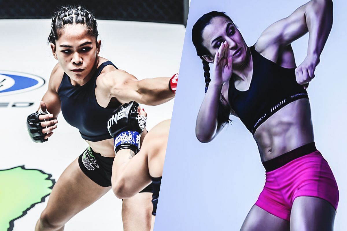 Denice Zamboanga (L) and Alyona Rassohyna (R) | Image by ONE Championship