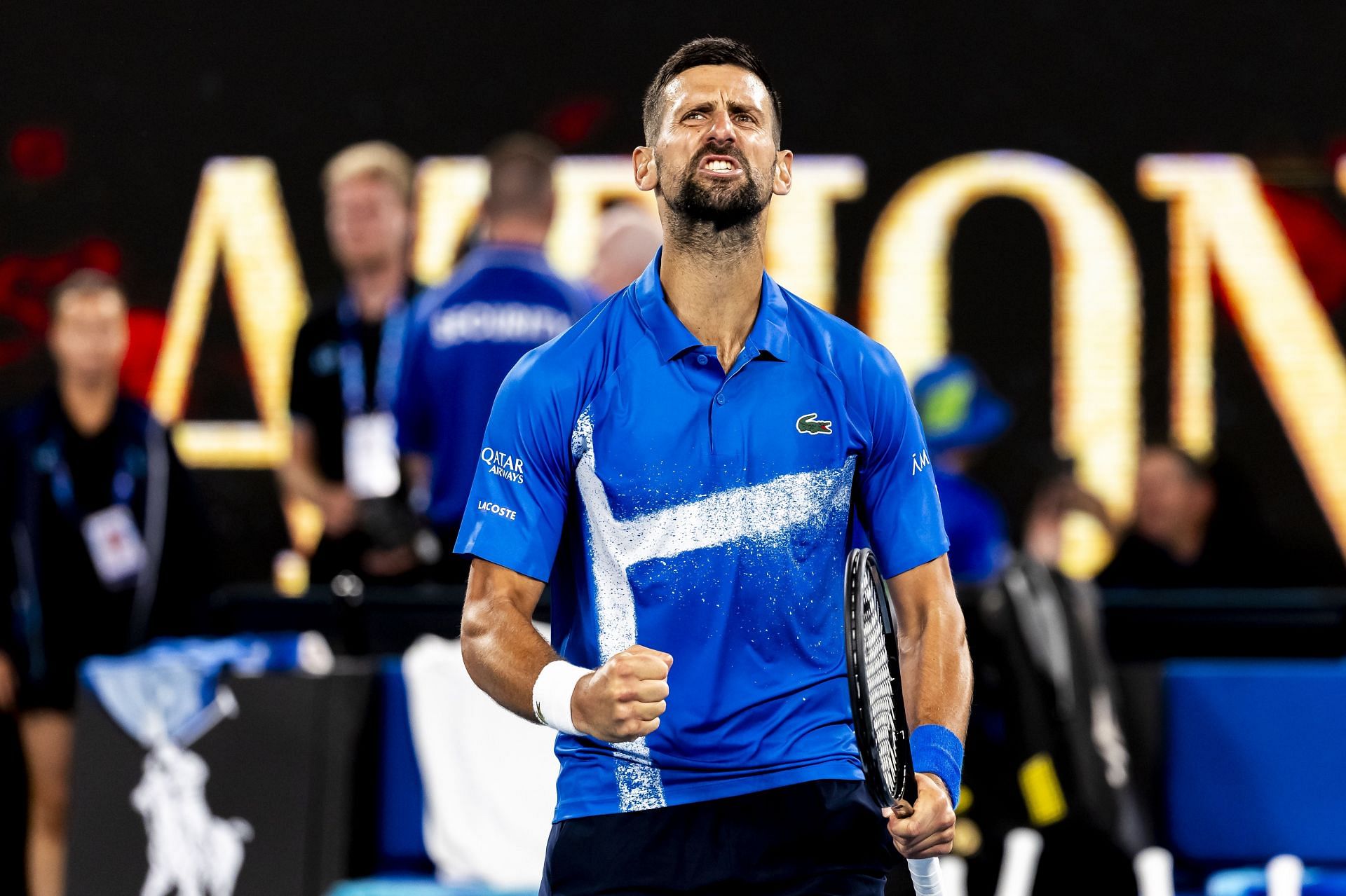 Novak Djokovic pictured at the 2025 Australian Open | Image Source: Getty