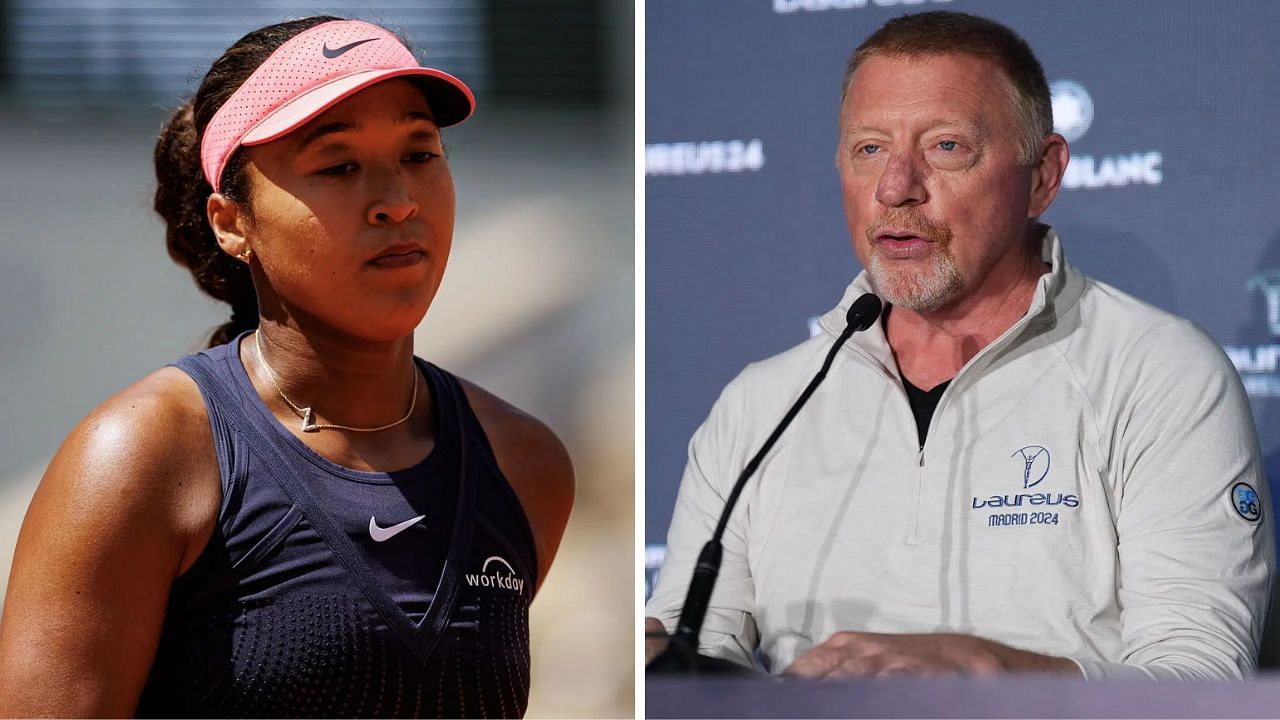 Boris Becker Reacts to Hawk-Eye Technology Failure During Naomi Osaka Match