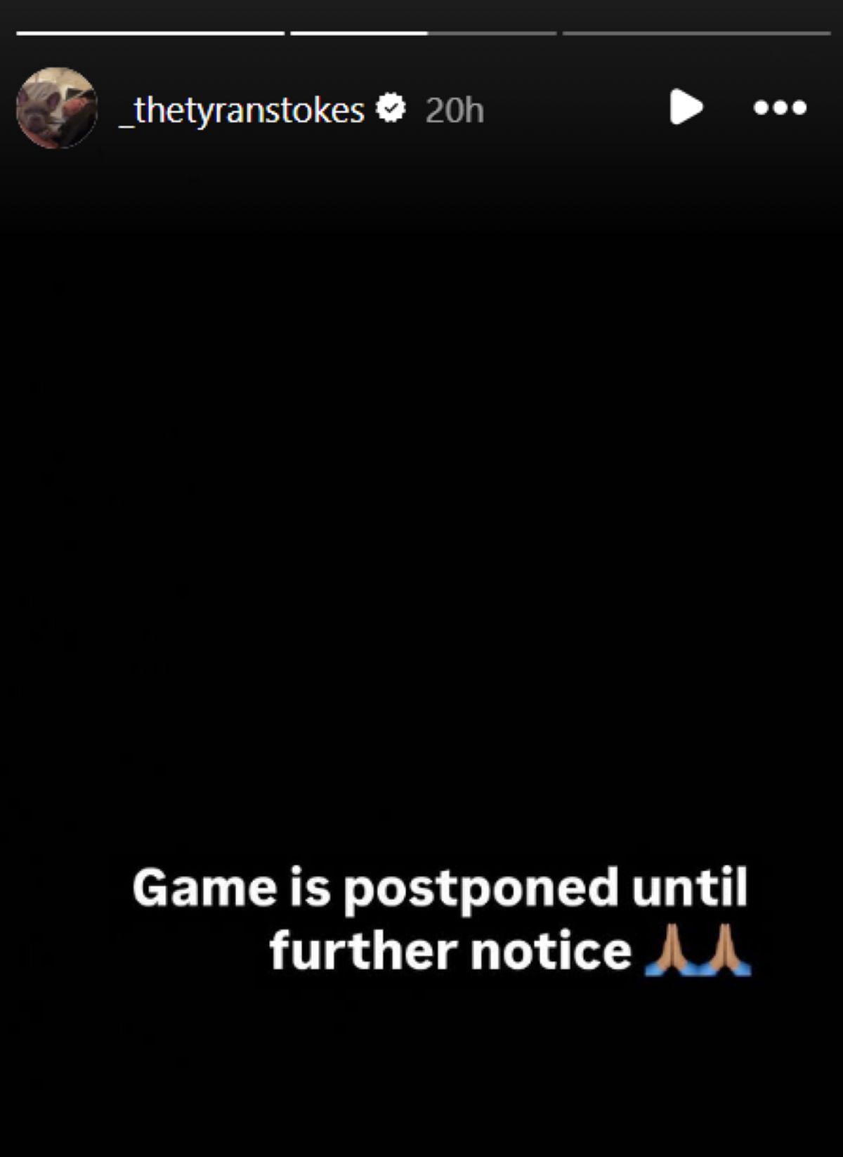 Notre Dame HS star Tyran Stokes shares game update via Instagram